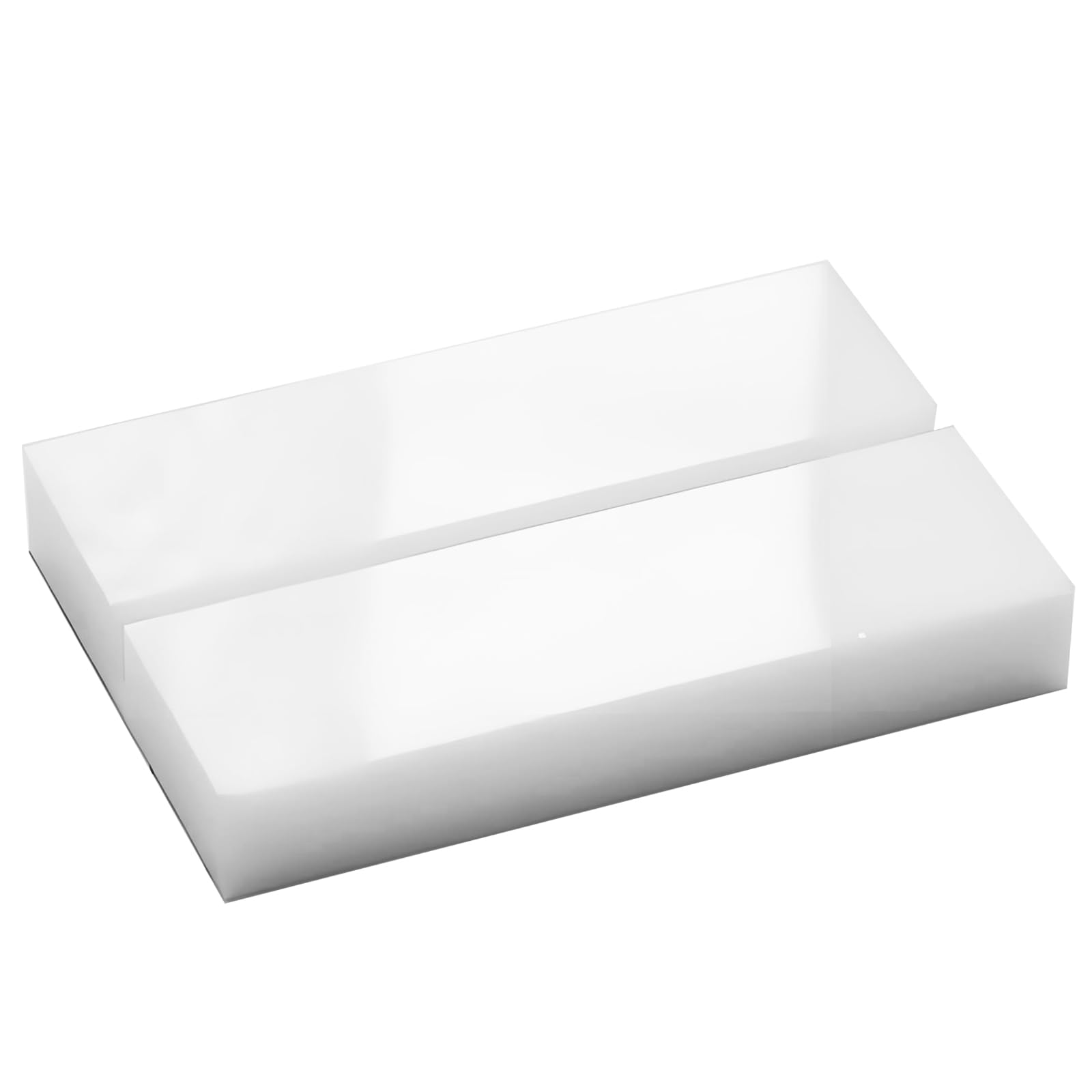 Photo 1 of SOFARKKT 3" White Acrylic Stand, 10 Pack Table Sign Holders with 3mm Slot, Multi-Purpose Place Card Base for Wedding Birthday Exhibition Office Cafe Restaurant Perfect Table Decorations