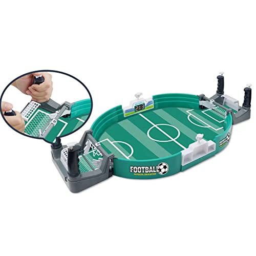 HRFIJIK Football Table Interactive Game, Mini Table Soccer Game