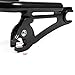 PBYMT Black Detachable Stealth Mounting Luggage Rack Compatible for Harley Touring Road King Street Glide 2009-2020