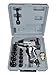 PowRyte 17pcs 1/2-Inch Air Impact Wrench Set with Impact Sockets and Blow Mold Case