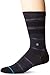 Stance Men's 6am Tie Dye Athletic Stripe Arch Support Classic Crew Sock, Grey, L