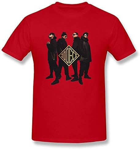 HUAYUANDA Men's Jodeci Band T-shirt Size M Red