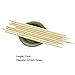 Prouten 7 inch 100 pcs Sturdy Bamboo Sticks for Caramel Candy Apple Sticks Corn Dog Hotdog Sausage skewers Candy Lollipops Corn Sticks semi-Pointed Tips Safe for Kids Pack of 100pcs