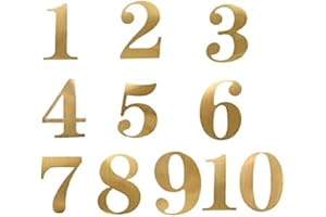 STAYMAX Wedding Party Number Stickers for Table Card Accessories Decorative self-adhensive Number Sticker 1-10