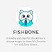 Hashtag Collectibles Purritos Series 2 - Fishbone Toy Figure, 7-inch White Blue Cat Animal Theme