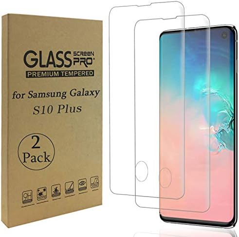 Galaxy S10 Plus Display screen Protector, [2-Pack][Fingerprint Unlock][Anti-Scratching][Anti-Bubbles][ Case Friendly] Tempered Glass Display screen Protector Appropriate for Samsung Galaxy S10+