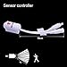 Led Light Strip VILSOM Motion Activated Bed Light Bedside Led Sensor Strip Light Led Strip Sensor Night Light with PIR Sensor for Closet,Kitchen Cabinets,Bedroom, Kids and Elder's Room(Single sensor)