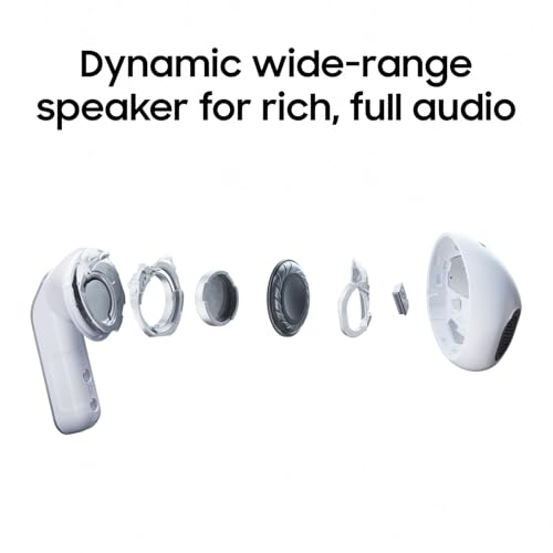 Samsung Galaxy Buds4, Black (CAD Version & Warranty) - Open Ear Fit, Hi-Res Audio, Adaptive ANC, AI Assistant