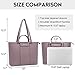 Laptop Bag for Women,15.6 Inch Laptop Bag with Chic Dual Metal Top-handle,Business School Work Briefcase Two Carry Ways