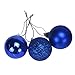 Binmer(TM)24Pcs Christmas Tree Decoration Ball Holiday Party Christmas Tree Ornaments (Blue)