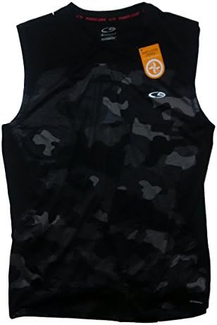 Champion Sleeveless Black Camo Compression T-shirt Medium