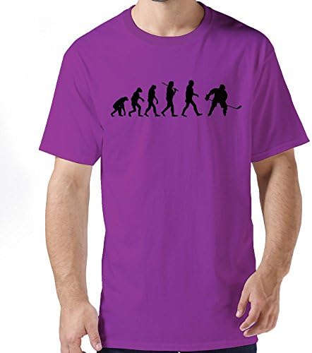 PNHK Men's Evolution Hockey Stick T Shirt XX-Large Purple