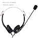 CALLANY Vh530 Hands-free Corded Call Center Headset with Noise Cancelling Microphone (2.5mm audio plug, binaural)