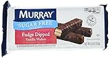 Murray Sugar Free Cookies Fudge Dipped Vanilla Wafers, 5.5-Ounce Packages (Pack of 12)