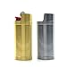 Lucklybestseller 2PCS Set Metal Lighter Case Cover Holder For Mini BIC Lighter J5thumb 1