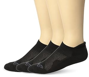 Image of ASICS Cushion Low Cut (3 Pack), Black, X-Large