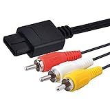 N64 AV Cable, Composite AV Cable Cord for Nintendo 64 N64, Super Nintendo SNES, Gamecube GC