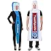 Tigerdoe Couples Costumes - Toothbrush and Toothpaste Costume - 2 Pc Set - Halloween Dress Up - Funny Costumes