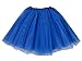 Adult Classic 3-layered Tulle Tutu Ballet Skirts Ruffle Pettiskirt, Royal Blue