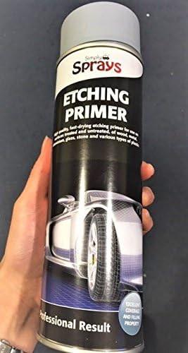 Simply SP-024 Car Etching Premier Spray High Quality Fast Drying Uses on Surfaces Treated and Untreated of Wood Metal Aluminium Glass Stone and Various Types of Plastic, Suitable as a Pre-treatment, Easy to Sand both Dry and Wet 500ML - Image 4