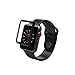 ZAGG InvisibleShield Glass Curve Elite - Extreme Impact and Full Screen Scratch Protection for Apple Watch Series 3 (38mm) - Black