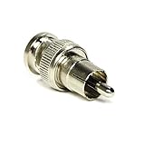 BLUECELL 10 Pack BNC Male to RCA Male Plug Adapters