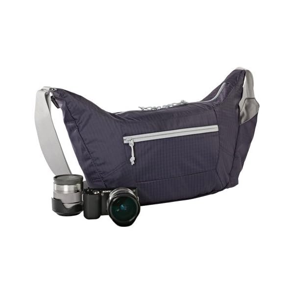Lowepro Photo Sport Shoulder 12L Kameratasche dunkellila/grau