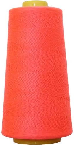 Threadart Polyester Serger Thread - 2750 yds 40/2 - Neon Coral - 56 Colors Available