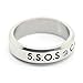 Fanstown C.L.A.M Forever Handmade Steel Birthday Ring Necklace