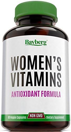 Women's Multivitamins. Antioxidant Energy Supplement with Minerals. Vitamin A C D E + B complex, Vitamins B1 B2 B3 B5 B6 B12 + Calcium, Zinc, Biotin and Folic Acid. Anti Aging, Immune &amp; Bone Support