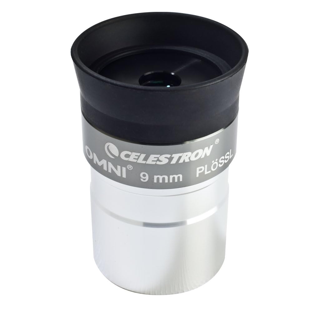Celestron 93318 Omni Series 1.25 inch / 9mm Eyepiece, Black/Silver