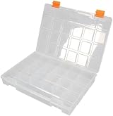 PEREL 11 Inch Storage Box Organizer 21 Compartments Classic Black view 5
