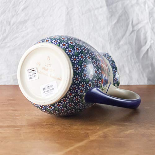 Polish-Pottery-Handpainted-and-Handcrafted-Water-or-Juice-Jug-17L--Butterflies-Artistic-Pattern-A001 Polish Pottery, Handpainted and Handcrafted Water or Juice Jug 1.7L ― Butterflies Artistic Pattern (A001)