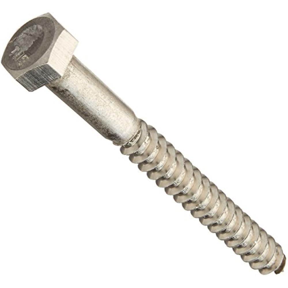 Hillman 832040 5/16 X 3Inch Stainless Steel Hex Lag Screws, 25Pack