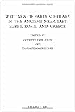 Writings of Early Scholars in the Ancient near East, Egypt, Rome, and Greece, , 3110229927