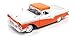 Road Signature 1957 Ford Ranchero, Orange and White - Lucky 92208 - 1/18 Scale Diecast Model Toy Car