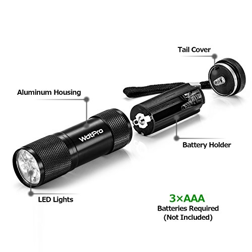 WdtPro LED Mini Flashlights, Super Bright Flashlight with Lanyard