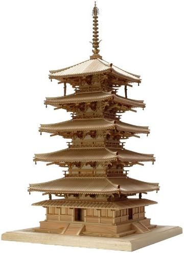 WoodyJOE "Horyu-ji Five-Story Pagoda" Model Kit (1:75 Scale)