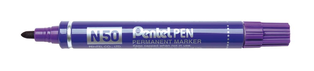 Pentel Marker N50-V Permanent Marker - Purple (Pack of 1)