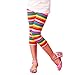 Waboats Kids Girls' Summer Leggings 3-7 Years Pant 7 Stripe Rainbow