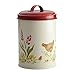Paula Deen Pantryware Food Storage Container Set / Food Storage Jar Set - 3 Piece, Garden Rooster