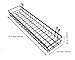 ANZOME Wire Wall Basket, Grid Basket with Hooks, Wall Mounted Organizer for Wall Grid, Kitchen Organizer, Wire Storage Shelf Rack for Home Supplies, Wall Decoration(Black)