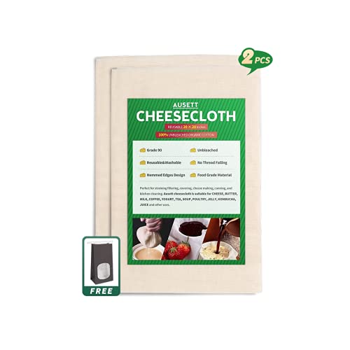 Cheesecloth,muslin cloth,Grade 90,20X20inches Hemmed Edges,100