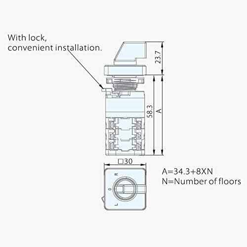 Kedu Zh A Runiversal Changeover Switch 3 Ply Rotary Cam
