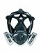 Sperian 776184 Surviavir Opti-Fit Silicone Full Facepiece Respirator, Large