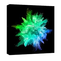 Canvas Wall Art Colorful Powder Canvas Prints Home Artwork Decoration for Living Room,Bedroom - 12x12 inches