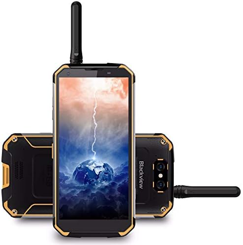 Rugged Cellphones Unlocked Blackview BV9500 Pro,IP68/69K MIL-STD-810G Waterproof 4G LTE Smartphone,5.7" 6GB/128GB Octa Core Android 8.1 Mobile with Two Way Radios Walkie Talkie,10000mAh,NFC (Yellow)