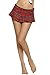 Avidlove Women Schoolgirl Skirt Cosplay Sleepwear Plaid Mini Pleated Dress Red (FBA) S