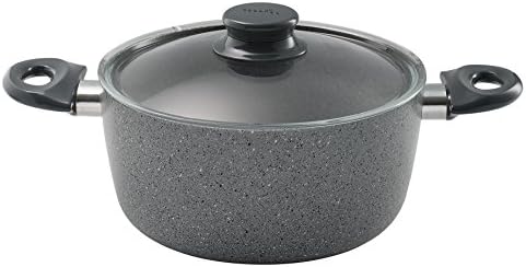 Essenso Neogranite Stone Austin Low Casserole, Dishwasher Safe, Nonstick Italian Stone Coating, 3 Quart