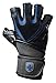 Harbinger Training Grip Wristwrap Weightlifting Gloves with TechGel-Padded Leather Palm (Pair)